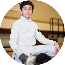 Mateo Abad - Olympian Fencing Club, fencing lessons for kids